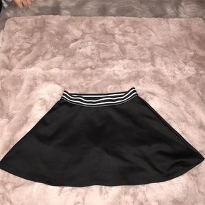 Short black skirt